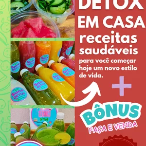 Imagem de capa para o Ebook DETOX EM CASA