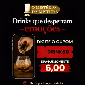 Imagem de capa para o Ebook Receitas de drinks que despertam emoções DIGITE O CUPOM: DRINK60