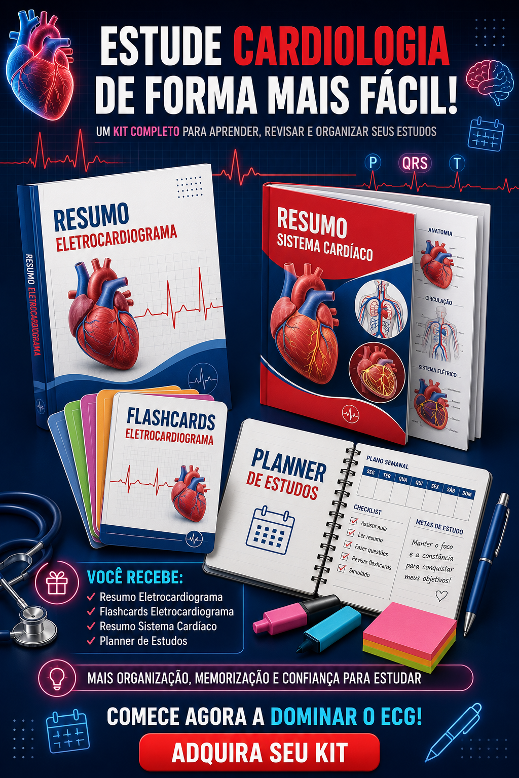 Imagem do curso Material completo ECG do zero