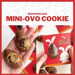 Imagem de capa para o Curso online Masterclass Mini-Ovo-Cookie de Chocolate