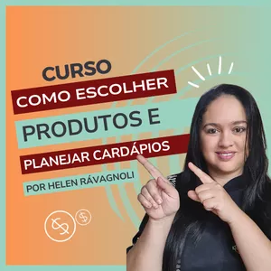 Imagem de capa para o Curso online Como escolher produtos e planejar cardápios + Aulão