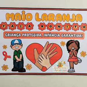 Imagem de capa para o Ebook MAIO LARANJA CARTAZ