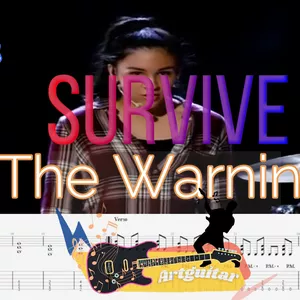 Imagen de portada para Ebook The Warning -  SURVIVE  - Guitar Cover TABS Tutorial + archivo guitar pro