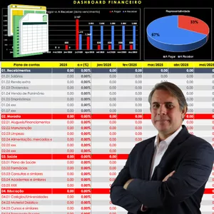Imagem de capa para o Curso online Planilha de Gestão e Controle de Finanças Pessoais