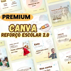 Imagem de capa para o Curso online CANVA REFORÇO ESCOLAR 2.0