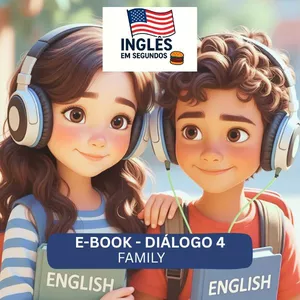 Cover image for Ebook Aprenda Inglês Fácil: Diálogo 4 + Exercícios Interativos 