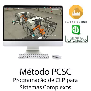 Imagem de capa para o Curso online Método PCSC - Programação de CLP do Zero ao Profissional