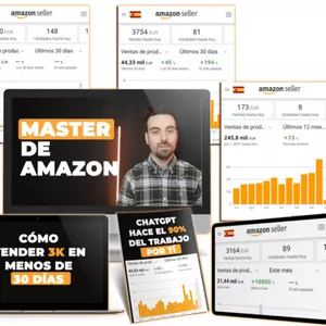 Imagen de portada para Curso online Master de Amazon
