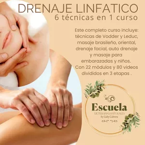 Imagen de portada para Curso online Máster en Drenaje Linfático 6 en 1