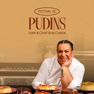 Imagem de capa para o Curso online Festival de Pudins com Chef Ana Costa