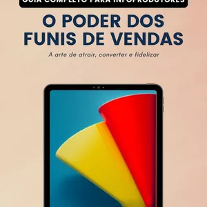 Imagem de capa para o Ebook O poder dos funis de vendas Guia completo para infoprodutores