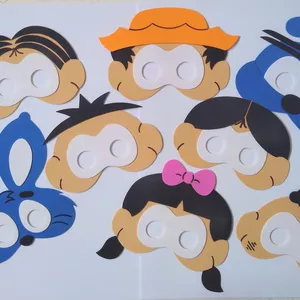 Imagem de capa para o Ebook Apostila Digital Máscaras Turma da Mônica em EVA