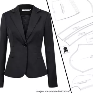 Imagem de capa para o Ebook Molde Blazer Social Feminino (P ao EG)