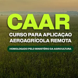 Imagem de CAAR - CURSO PARA APLICAÇÃO AEROAGRÍCOLA REMOTA  criado por Mercadão dos Drones na hotmart