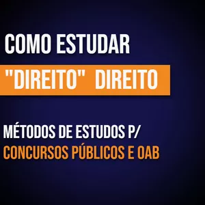 Imagem de capa para o Ebook Como Estudar "Direito" Direito