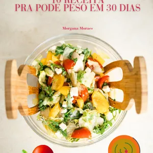 Imagem de capa para o Ebook 10 receita pra emagrecer em 30 dias