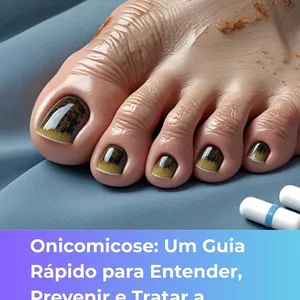 Imagem de capa para o Ebook Onicomicose: Um Guia Rápido para Entender, Prevenir e Tratar a Micose de Unhas