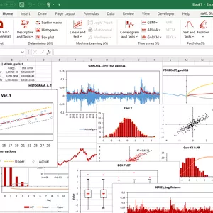 Cover image for Online course raXL Stat, statistical Add-in for Data Science in Excel