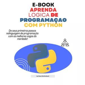 Imagem de capa para o Ebook Aprenda Logica de Programação com Python