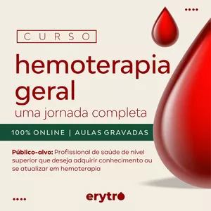 Imagem de capa para o Curso online Curso de Hemoterapia Geral 