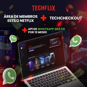 Imagem de capa para o Curso online TECHFLIX + Legend Checkout