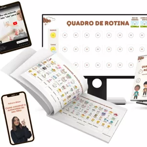 Imagem de capa para o Curso online Quadro de Rotina e Emoções para Crianças