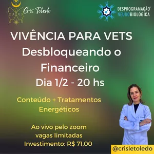 Imagem de capa para o Evento online Vivência para Vets: Desbloqueando o Financeiro 