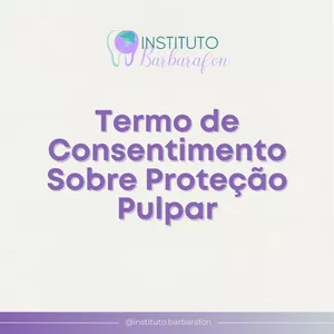 Imagem de capa para o Ebook Termo de Consentimento Sobre Proteção Pulpar