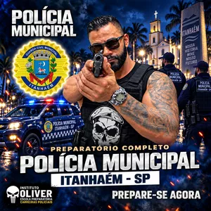 Imagem de 👮‍♂️ Preparatório Completo  GUARDA MUNICIPAL de Itanhaém - SP 👮‍♂️ GCM - Instituto Óliver criado por Instituto Óliver Escola Preparatória Carreiras Policiais na hotmart