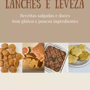 Imagem de capa para o Ebook E-book Lanches e Leveza