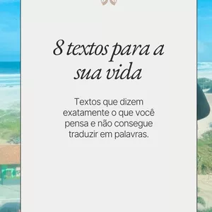 Imagem de capa para o Ebook 8 textos para a sua vida 