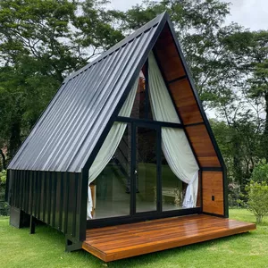 Imagem de capa para o Curso online PROJETO DE CHALÉ A FRAME DE 31M² EM ESTRUTURA METÁLICA