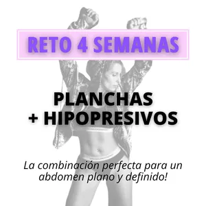 Imagen de portada para Curso online RETO 4 SEMANAS: PLANCHAS + HIPOPRESIVOS