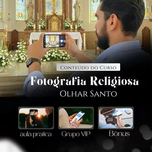 Imagem de capa para o Ebook E-Book – Fotografia Religiosa | Olhar Santo