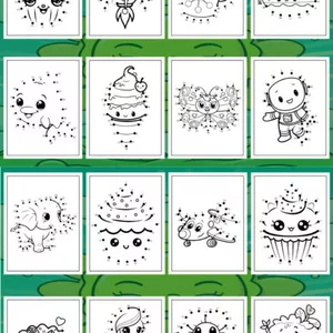 Imagem de capa para o Ebook Atividades de Ligue os Pontos - 90 Páginas de Diversão e Aprendizado para Crianças!