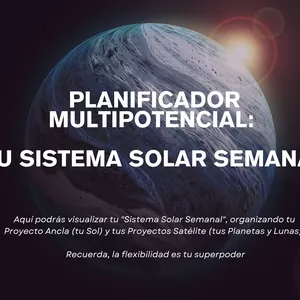 Imagen de portada para Curso online Planificador Multipotencial: Tu Sistema Solar Semanal