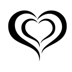 Cover image for Online course Instant downloads Open Heart in black SVG, PNG, EPS, digital download