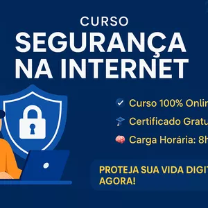 Imagem de capa para o Curso online Curso Segurança na Internet