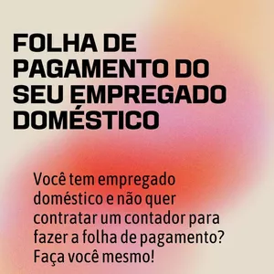 Imagem de capa para o Ebook EBOOK_FOLHA DE PAGAMENTO_DOMÉSTICO