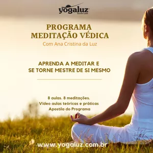 Imagem de capa para o Curso online PROGRAMA MEDITAÇÃO VÉDICA