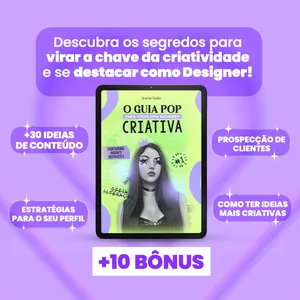 Imagem de capa para o Curso online O Guia Pop Para Virar Uma Designer Criativa