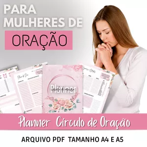 Imagem de capa para o Ebook Planner Círculo de Oração 2025  RECANTO DO SABER INFANTIL