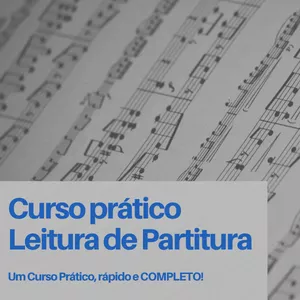 Imagem de capa para o Curso online Leitura de Partitura - Curso rápido e prático