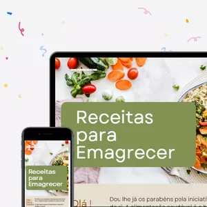 Imagem de capa para o Ebook Receitas para Emagrecer