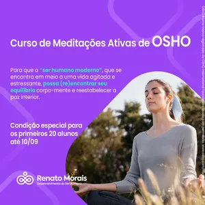 Imagem do curso Curso Meditações Ativas de OSHO com Renato Morais