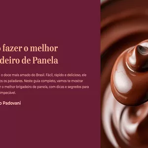 Imagem de capa para o Ebook Como Fazer o Melhor Brigadeiro de Panela do Mundo