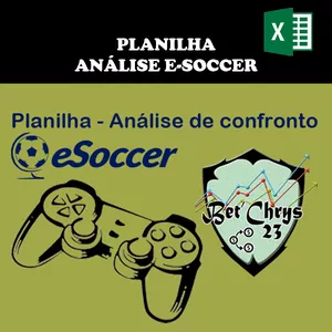 Imagem principal do produto Planilha - Análise E-soccer