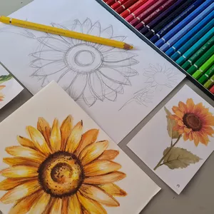 Imagem de capa para o Curso online Técnicas de Ilustração com Lápis Aquarelavéis