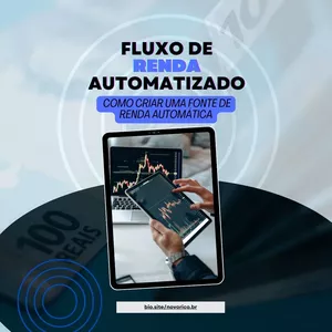 Imagem de capa para o Ebook Fluxo de Renda Automatizado