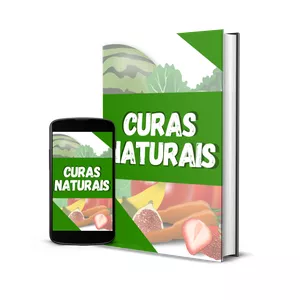 Imagem de capa para o Ebook +100 Receitas caseiras de Curas Naturais